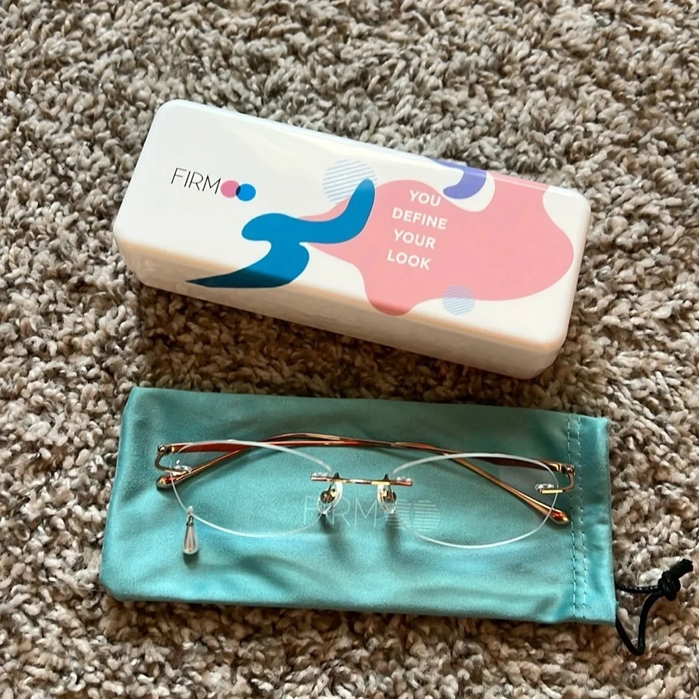 New glasses with charm and embellishments